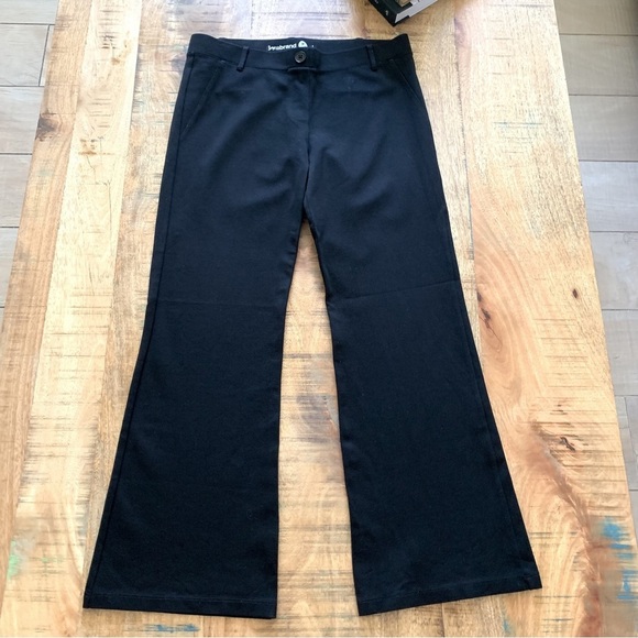 Betabrand Black Bootcut Classic Dress Yoga Casual Pant Size Medium Petite - Picture 5 of 16